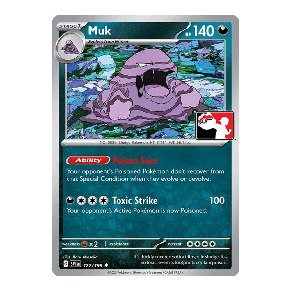 Prize Pack Series Cards () - Muk - 127/198 (#127/198) (Near Mint)