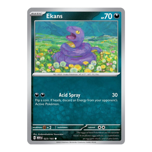 SV: Scarlet & Violet 151 (MEW) - Ekans (#023/165)