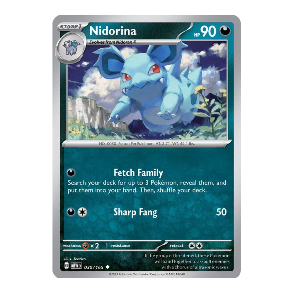 SV: Scarlet & Violet 151 (MEW) - Nidorina (#030/165)