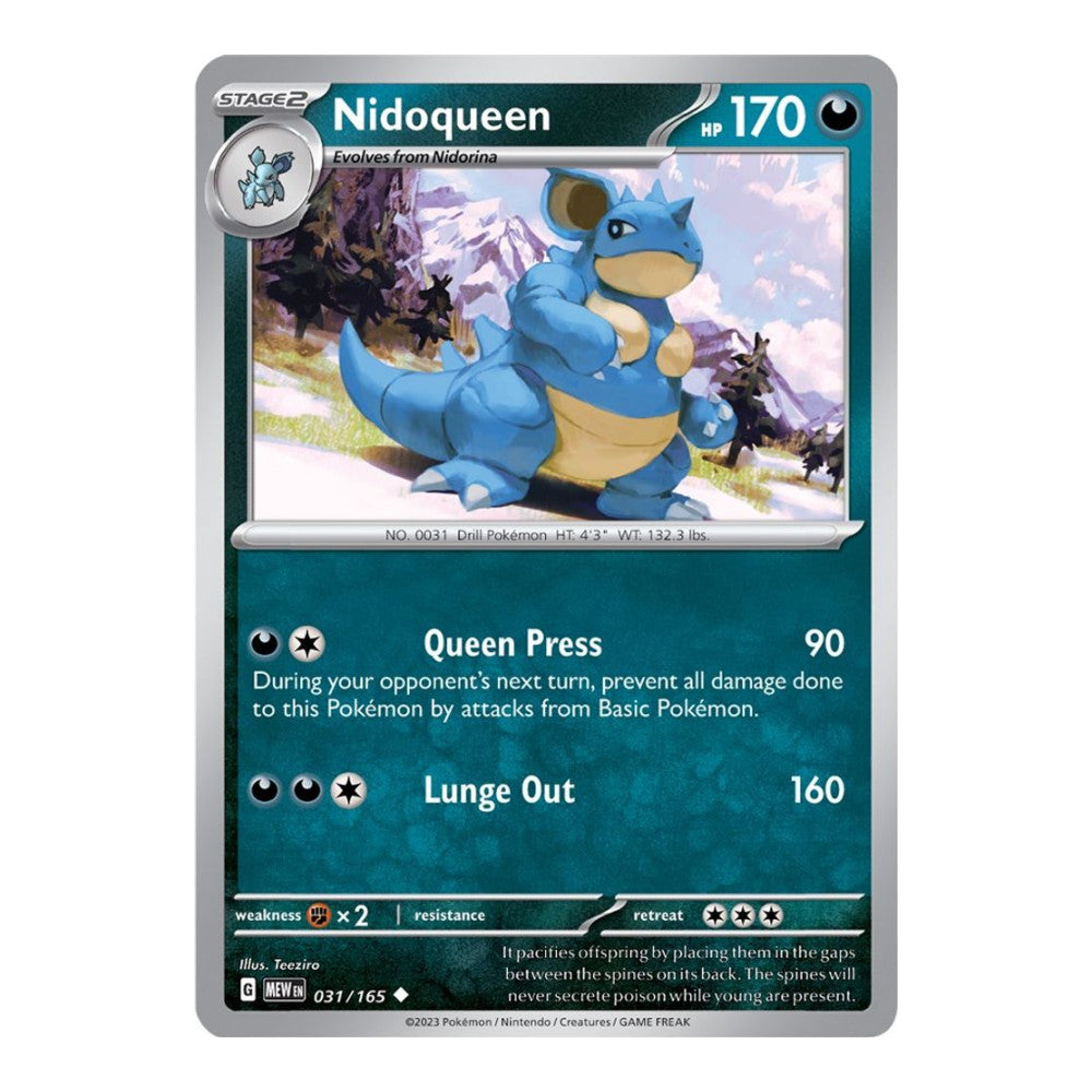 SV: Scarlet & Violet 151 (MEW) - Nidoqueen (#031/165)