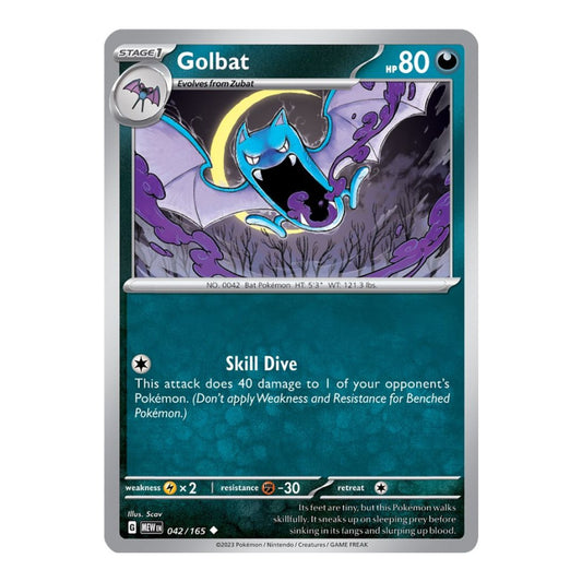 SV: Scarlet & Violet 151 (MEW) - Golbat (#042/165)