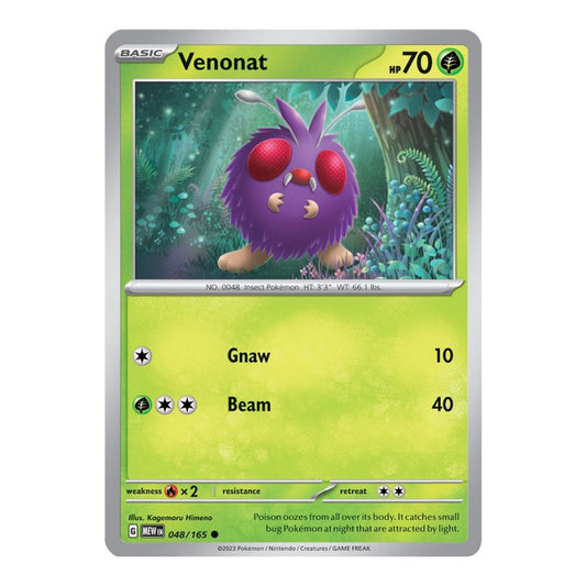 SV: Scarlet & Violet 151 (MEW) - Venonat (#048/165)