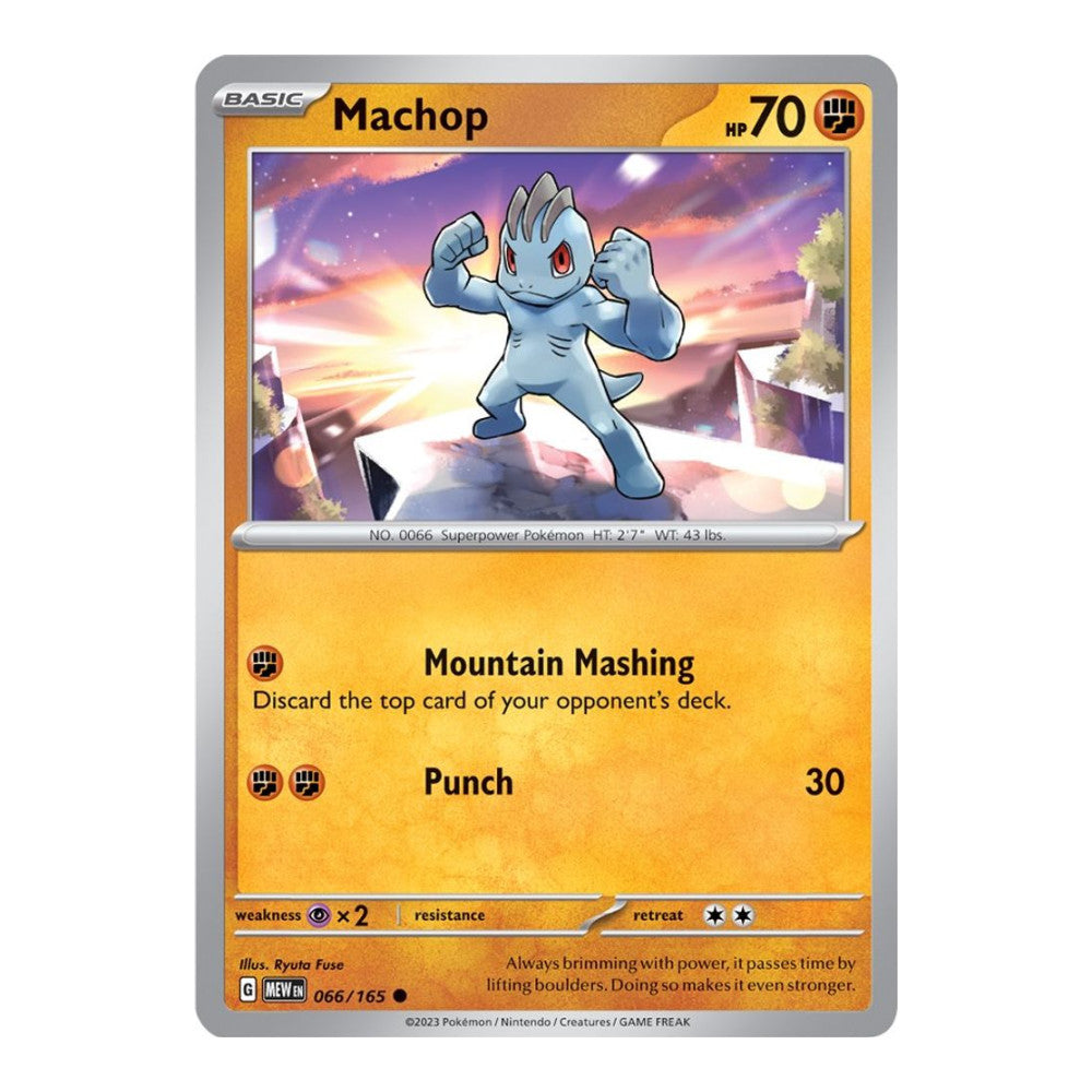 SV: Scarlet & Violet 151 (MEW) - Machop (#066/165)