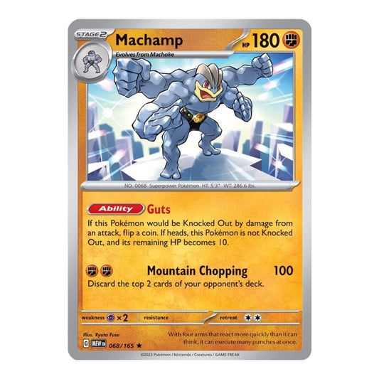 SV: Scarlet & Violet 151 (MEW) - Machamp (#068/165)