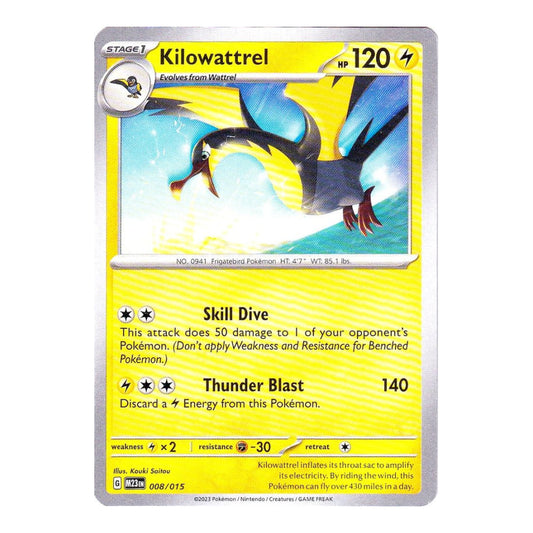 McDonald's Promos 2023 (M23) - Kilowattrel (#008/015) (Near Mint)