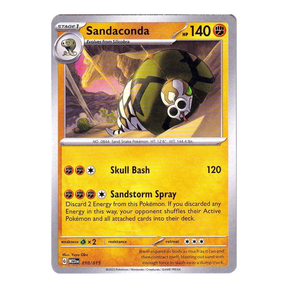 McDonald's Promos 2023 (M23) - Sandaconda (#010/015) (Near Mint)