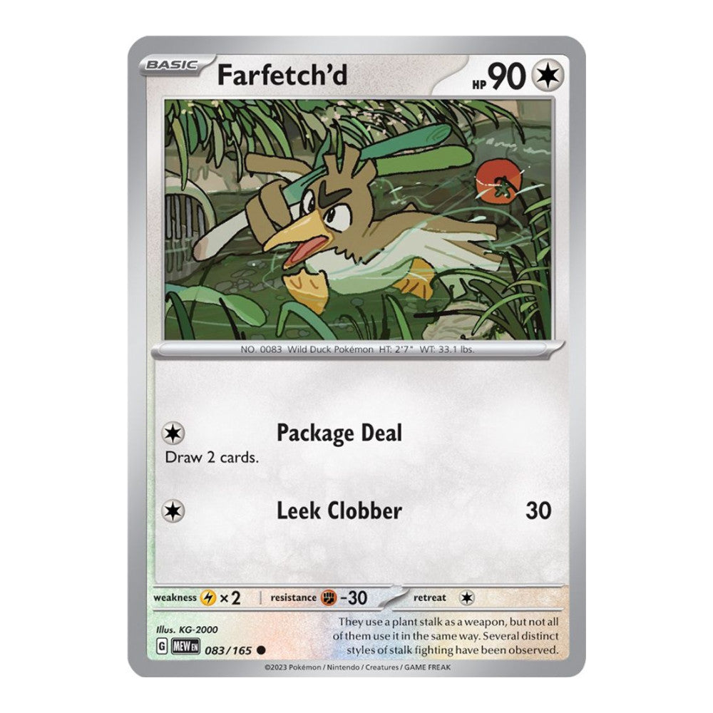 SV: Scarlet & Violet 151 (MEW) - Farfetchd (#083/165)