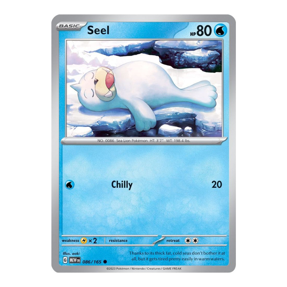 SV: Scarlet & Violet 151 (MEW) - Seel (#086/165)