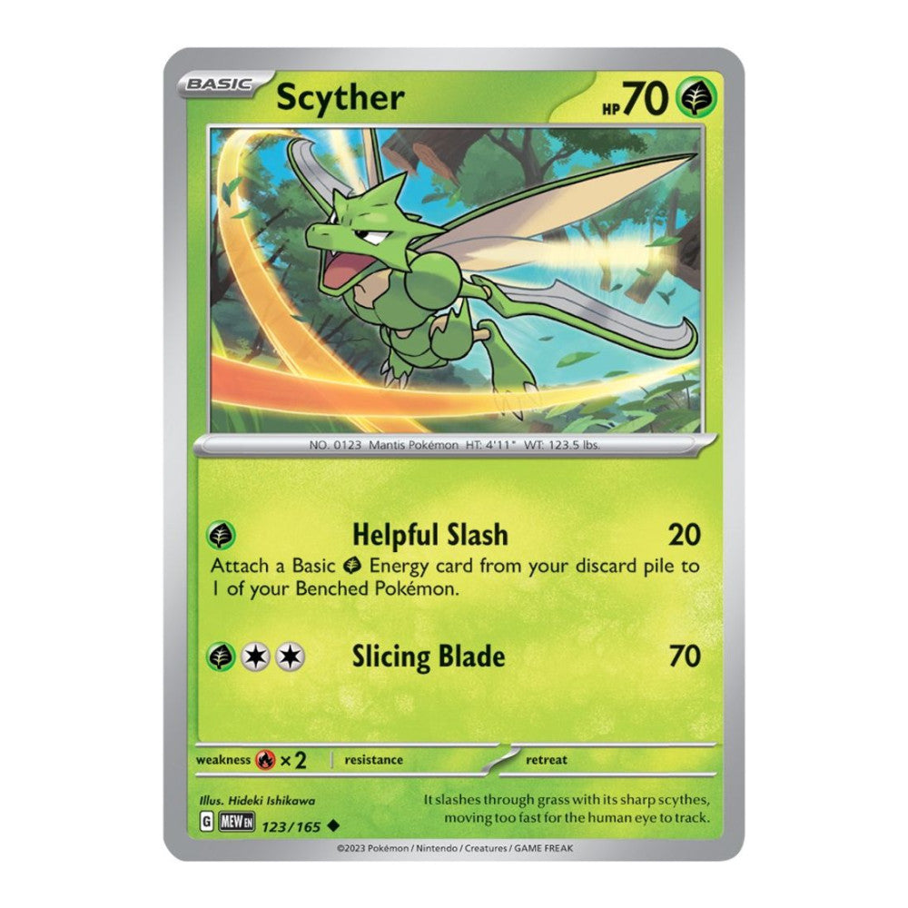 SV: Scarlet & Violet 151 (MEW) - Scyther (#123/165)