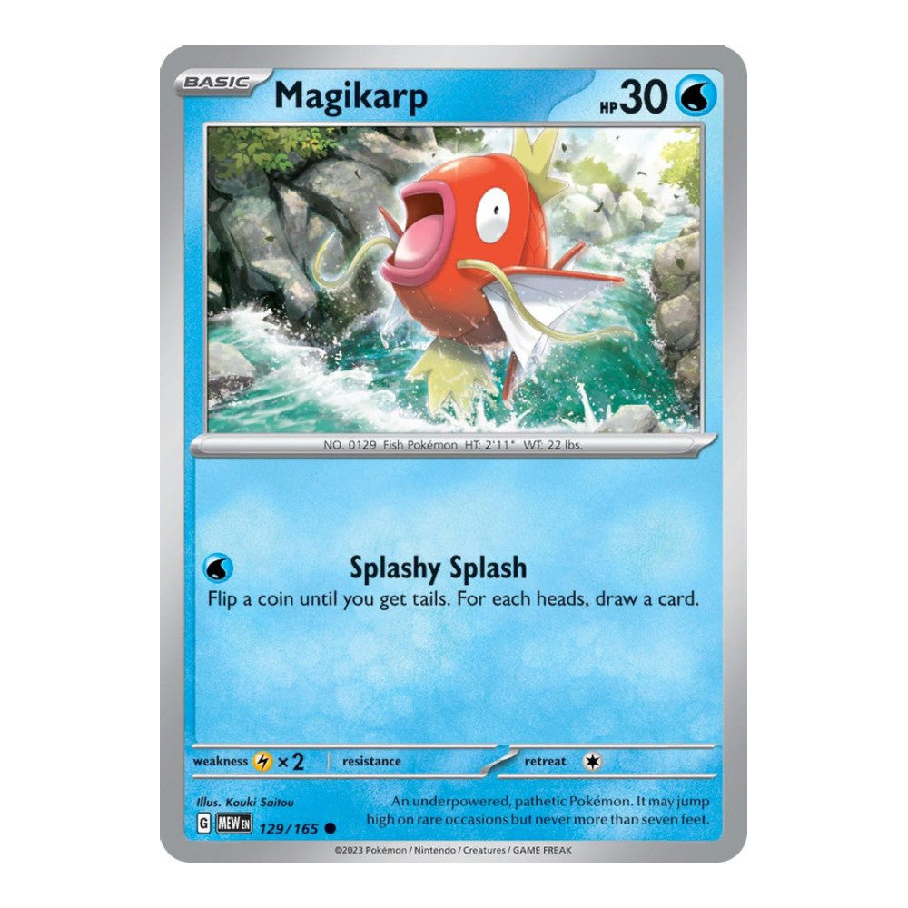 SV: Scarlet & Violet 151 (MEW) - Magikarp (#129/165)