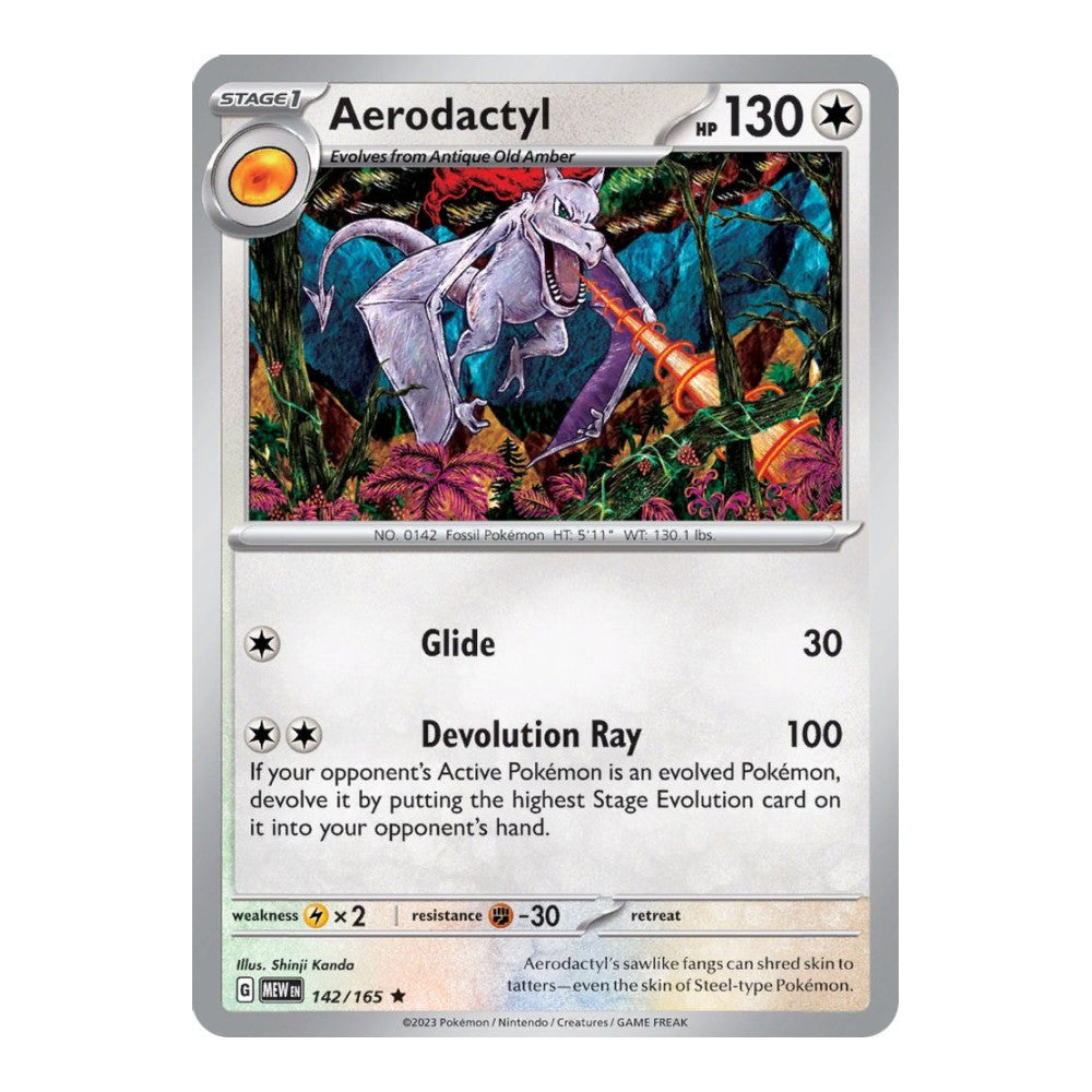 SV: Scarlet & Violet 151 (MEW) - Aerodactyl (#142/165) (Near Mint)