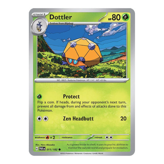 SV04: Paradox Rift (PAR) - Dottler 011 182 (#011/182) (Near Mint)