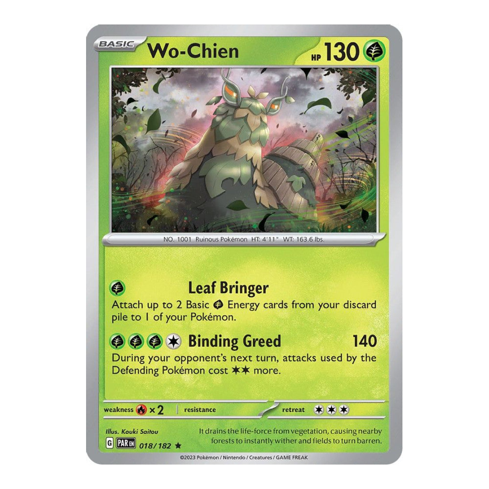 SV04: Paradox Rift (PAR) - Wo-Chien (#018/182) (Near Mint)