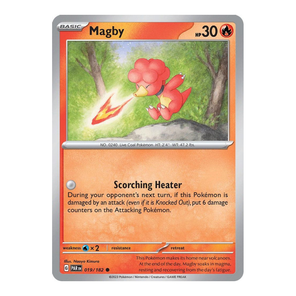 SV04: Paradox Rift (PAR) - Magby 019 182 (#019/182) (Near Mint)