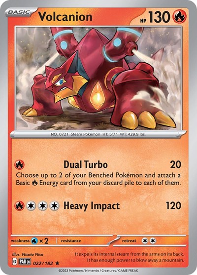 SV04: Paradox Rift (PAR) - Volcanion (#022/182, Rare) ()