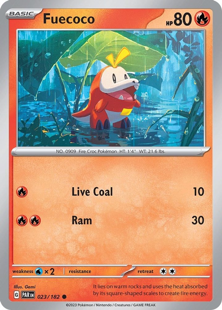 SV04: Paradox Rift (PAR) - Fuecoco (#023/182, Common) ()