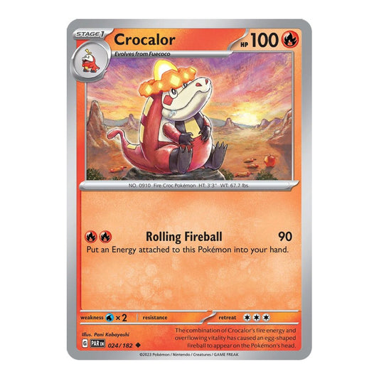 SV04: Paradox Rift (PAR) - Crocalor (#024/182) (Near Mint)