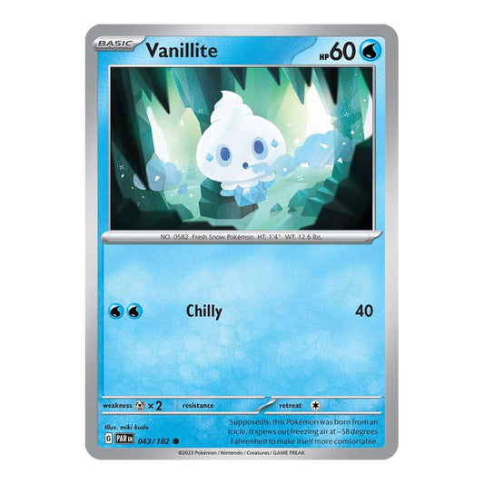 SV04: Paradox Rift (PAR) - Vanillite (#043/182) (Near Mint)