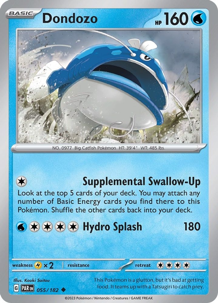 SV04: Paradox Rift (PAR) - Dondozo (#055/182, Uncommon) ()
