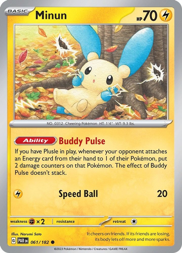 SV04: Paradox Rift (PAR) - Minun - 061/182 (#061/182, Common) ()
