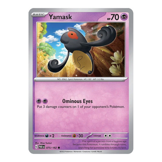 SV04: Paradox Rift (PAR) - Yamask (#075/182) (Near Mint)
