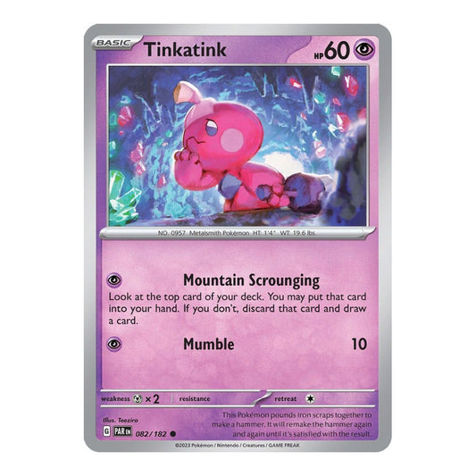 SV04: Paradox Rift (PAR) - Tinkatink 082 182 (#082/182) (Near Mint)