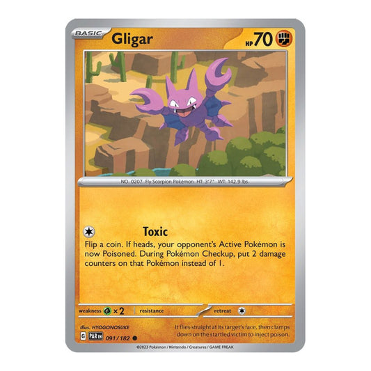 SV04: Paradox Rift (PAR) - Gligar (#091/182) (Near Mint)