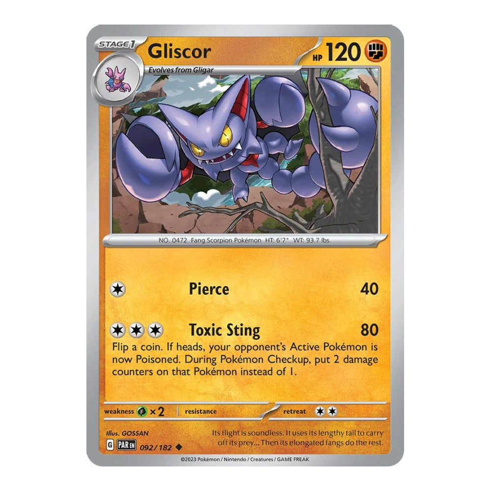 SV04: Paradox Rift (PAR) - Gliscor (#092/182) (Near Mint)