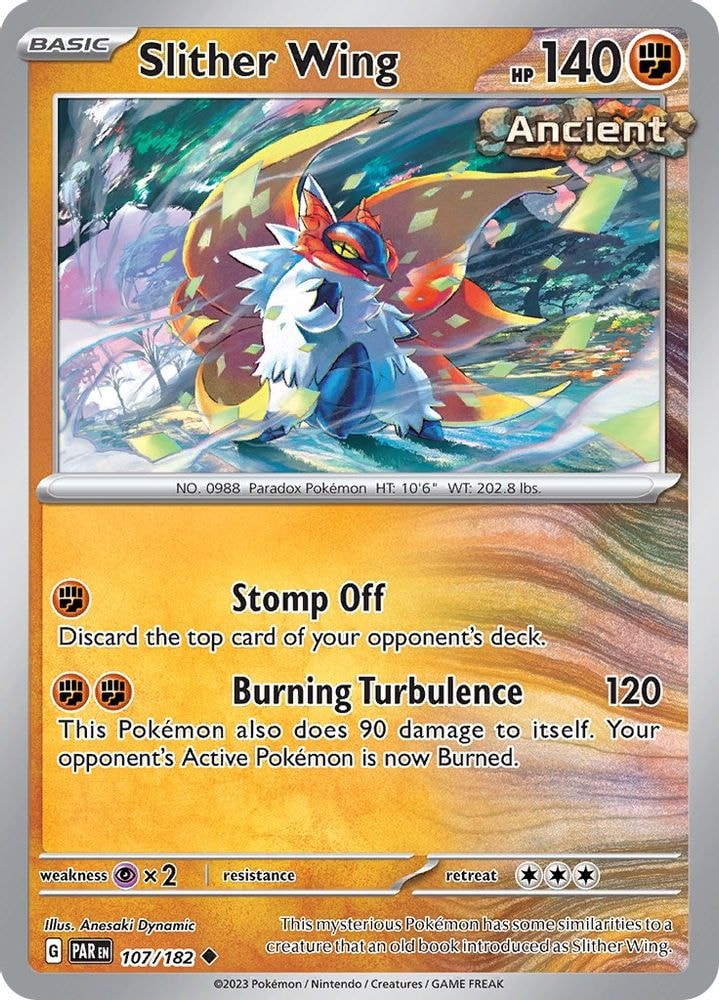 SV04: Paradox Rift (PAR) - Slither Wing - 107/182 (#107/182, Uncommon) ()