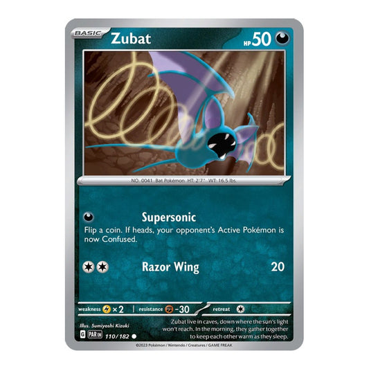 SV04: Paradox Rift (PAR) - Zubat (#110/182) (Near Mint)