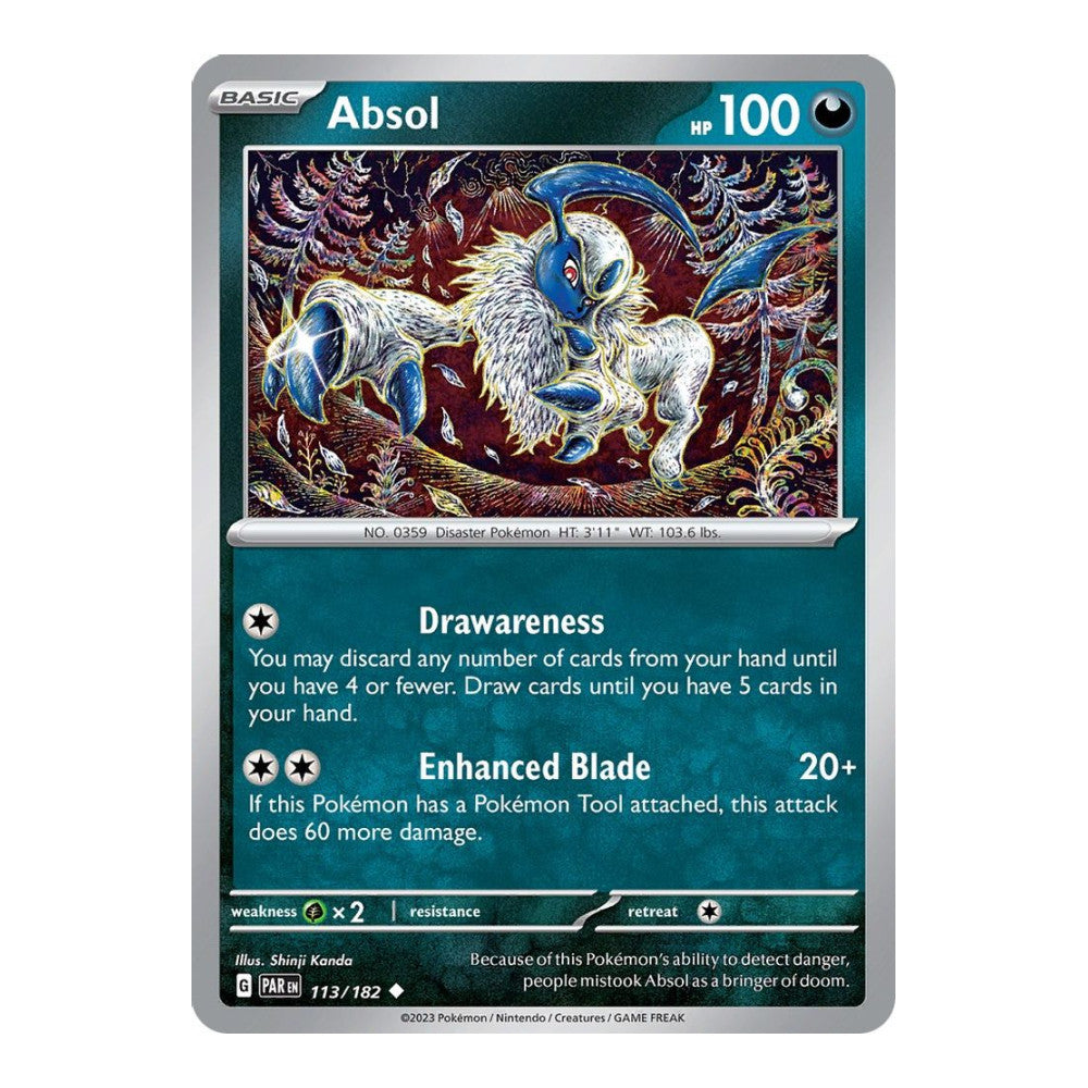 SV04: Paradox Rift (PAR) - Absol (#113/182) (Near Mint)
