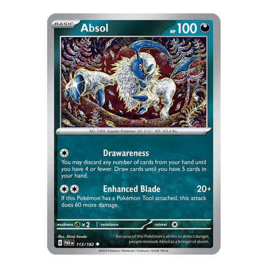 SV04: Paradox Rift (PAR) - Absol (#113/182) (Near Mint)