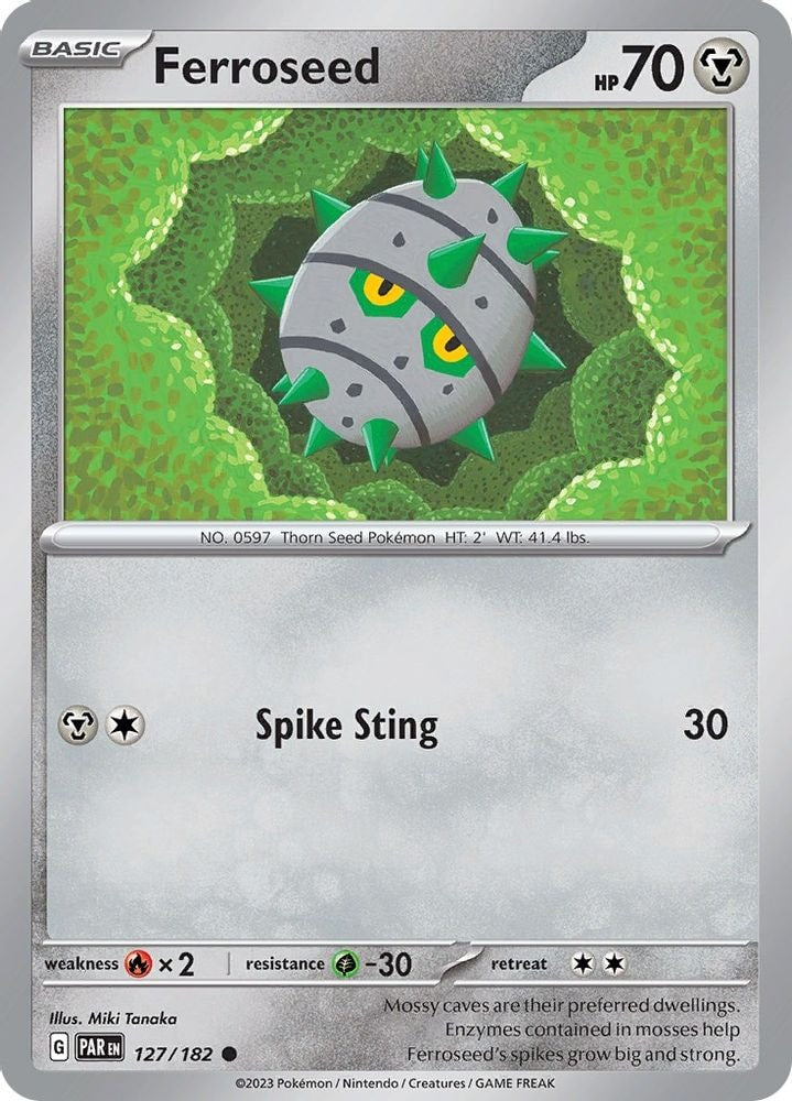SV04: Paradox Rift (PAR) - Ferroseed (#127/182, Common) ()