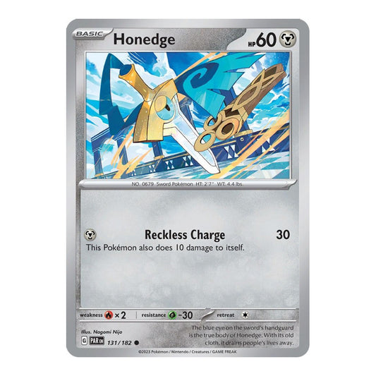 SV04: Paradox Rift (PAR) - Honedge 131 182 (#131/182) (Near Mint)