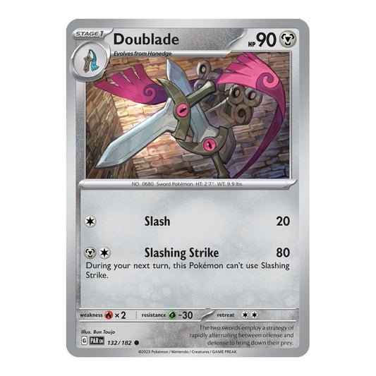 SV04: Paradox Rift (PAR) - Doublade 132 182 (#132/182) (Near Mint)