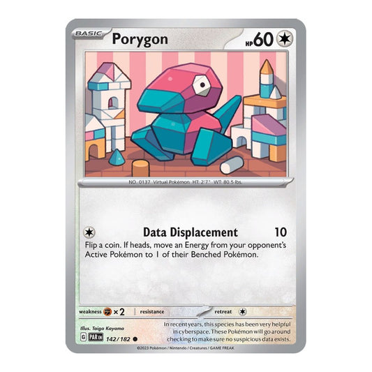 SV04: Paradox Rift (PAR) - Porygon (#142/182) (Near Mint)