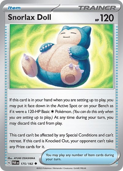 SV04: Paradox Rift (PAR) - Snorlax Doll