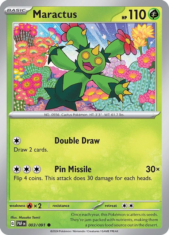 SV: Paldean Fates (PAF) - Maractus (#003/091, Common) ()
