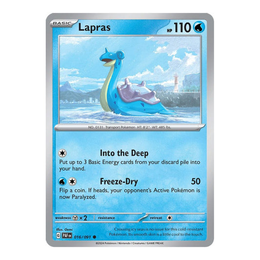 SV: Paldean Fates (PAF) - Lapras (#016/091) (Near Mint)