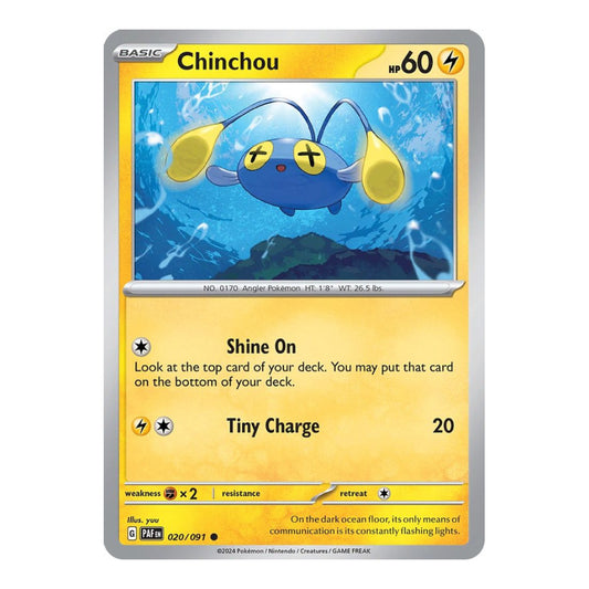 SV: Paldean Fates (PAF) - Chinchou (#020/091) (Near Mint)
