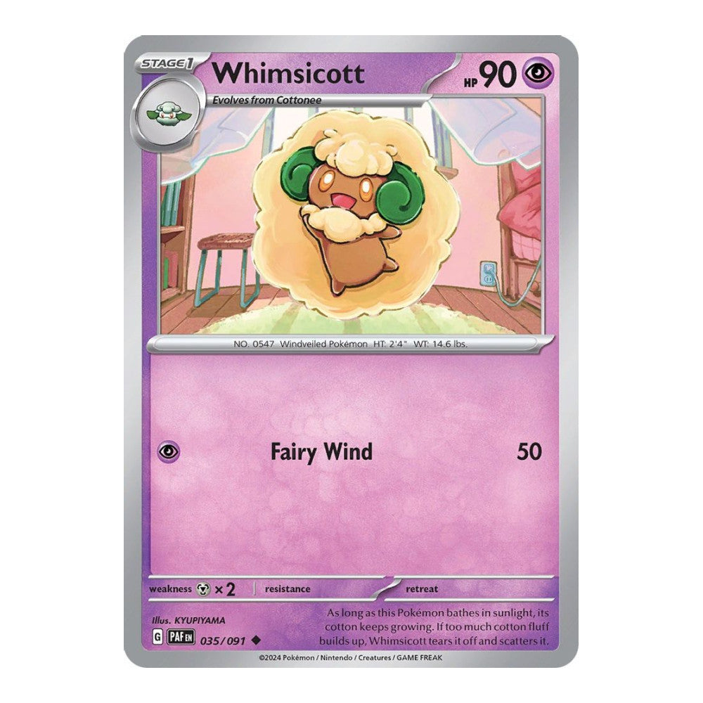 SV: Paldean Fates (PAF) - Whimsicott (#035/091)