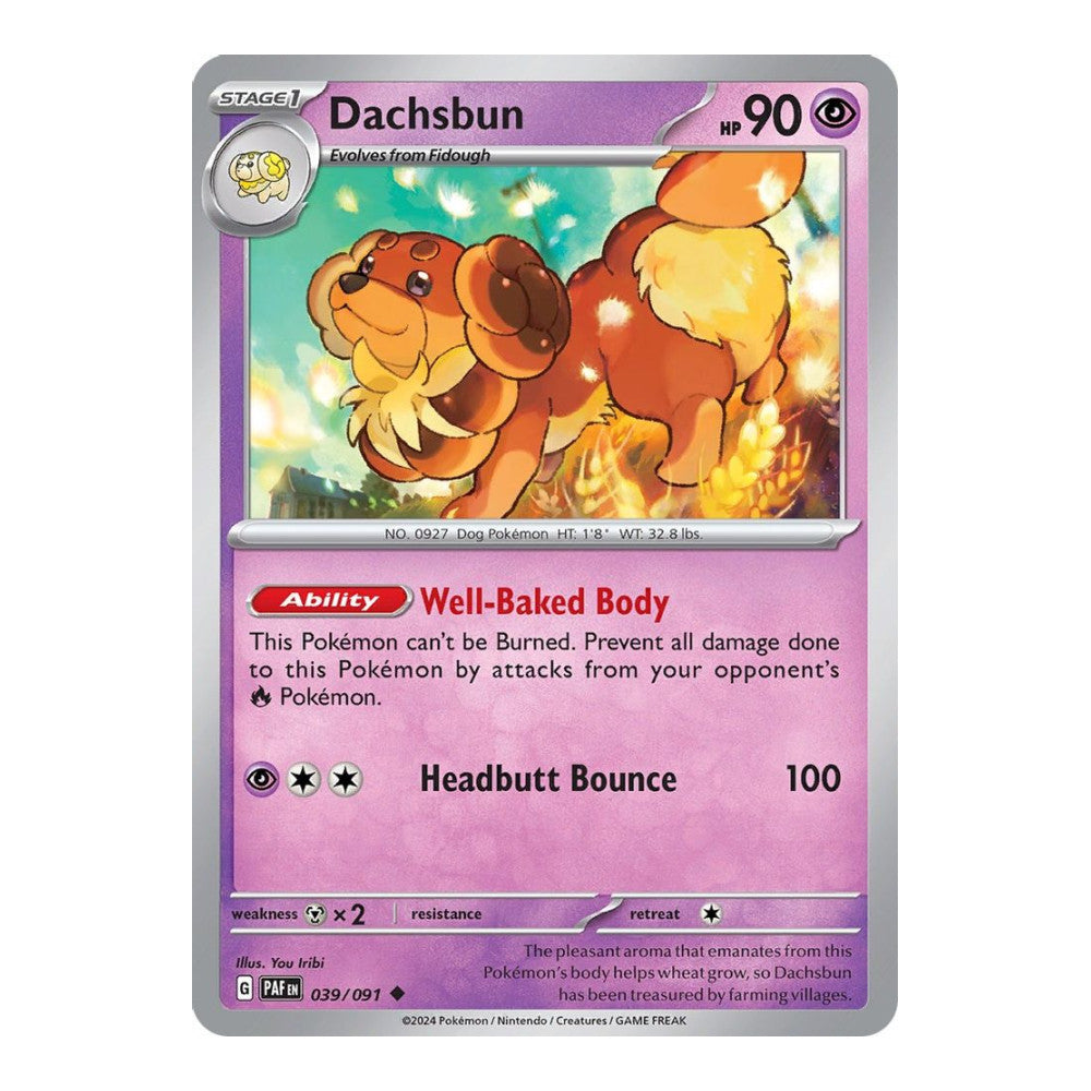 SV: Paldean Fates (PAF) - Dachsbun 039 091 (#039/091) (Near Mint)