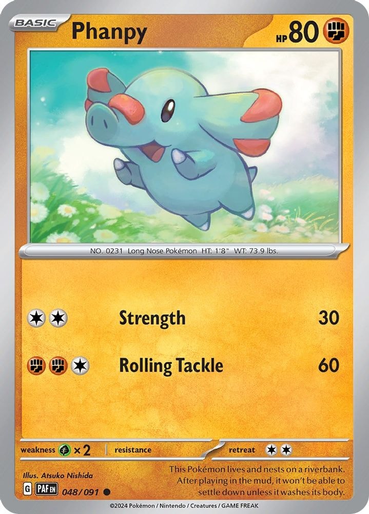 SV: Paldean Fates (PAF) - Phanpy (#048/091, Common) ()
