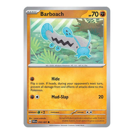 SV: Paldean Fates (PAF) - Barboach (#050/091) (Near Mint)