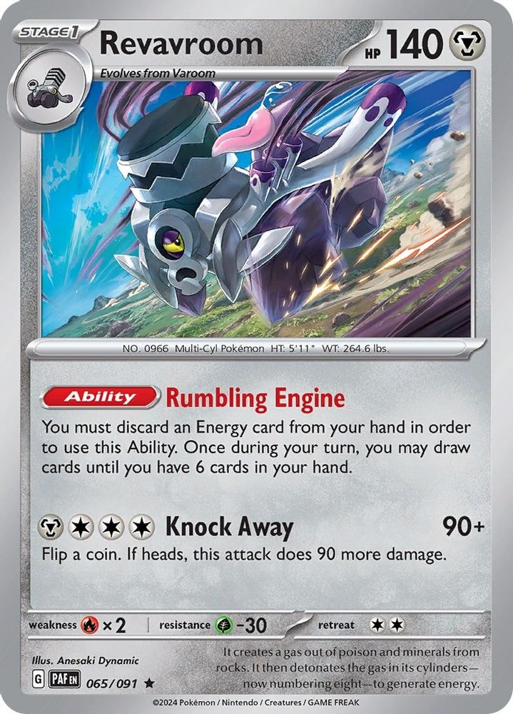 SV: Paldean Fates (PAF) - Revavroom - 065/091 (#065/091, Rare)