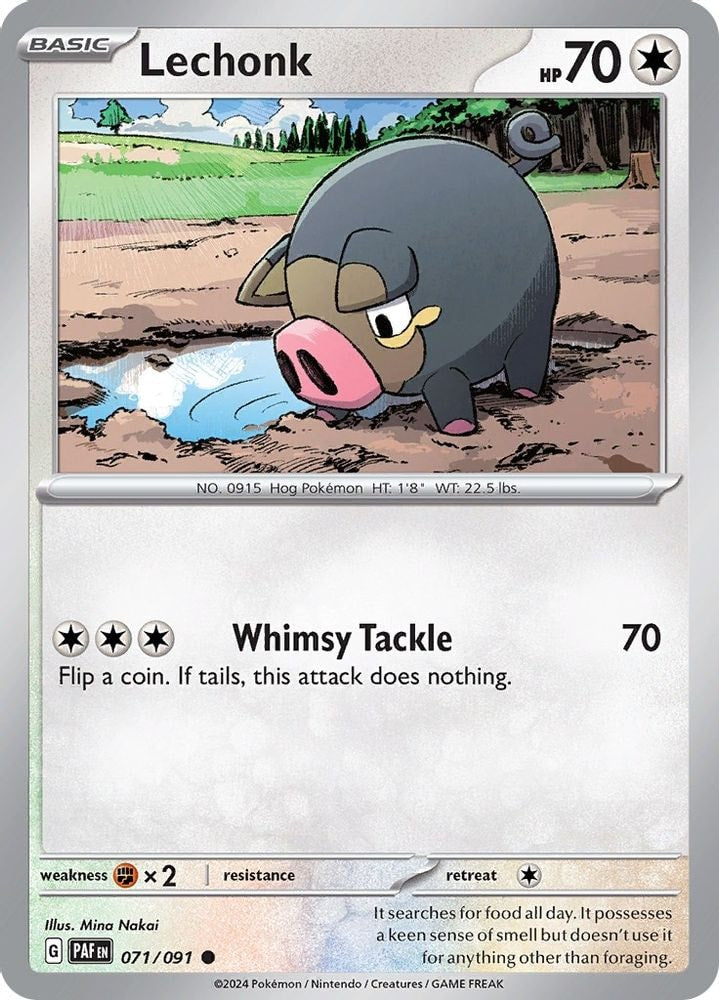 SV: Paldean Fates (PAF) - Lechonk - 071/091 (#071/091, Common) ()