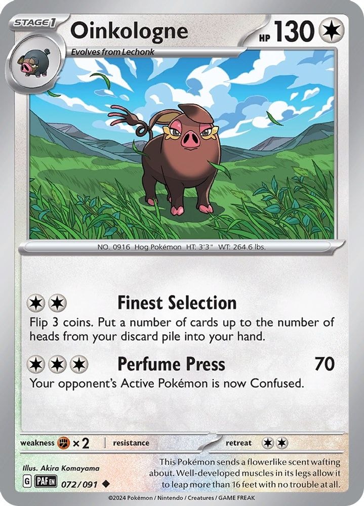 SV: Paldean Fates (PAF) - Oinkologne (#072/091, Uncommon) ()