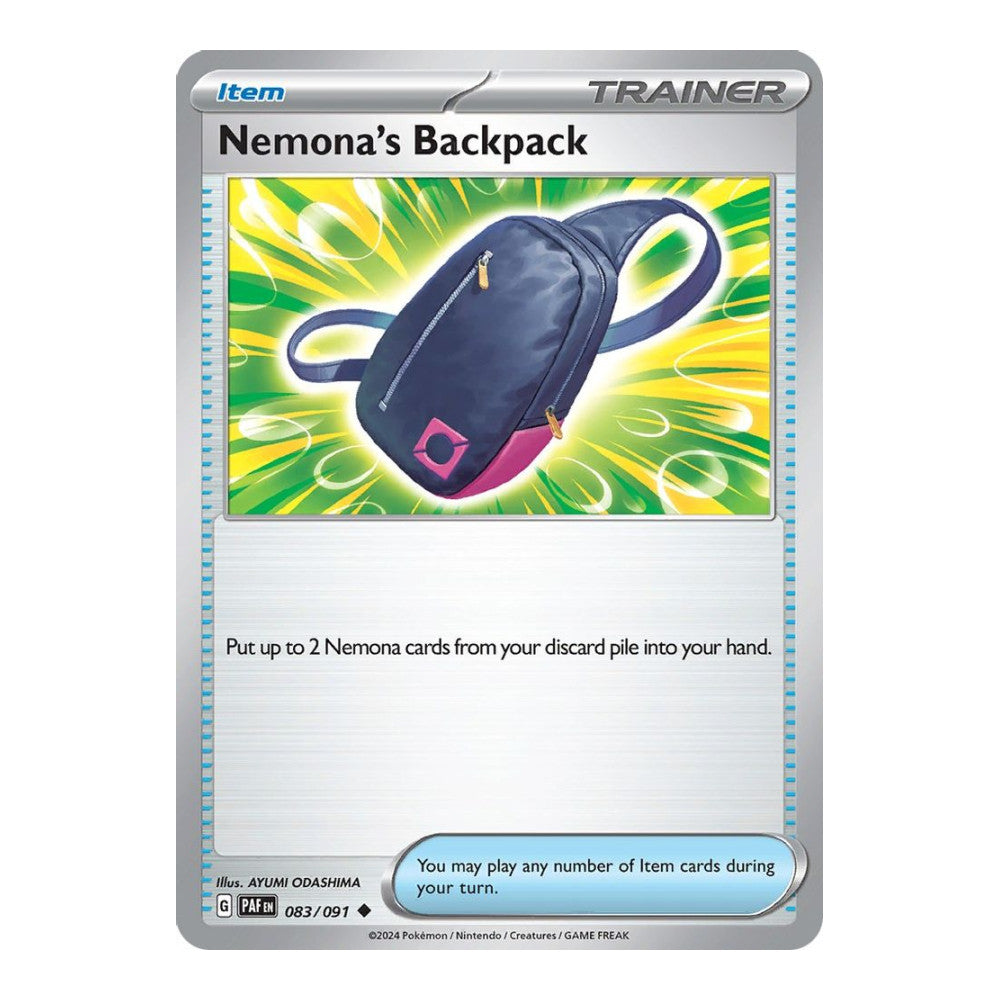 SV: Paldean Fates (PAF) - Nemonas Backpack (#083/091)
