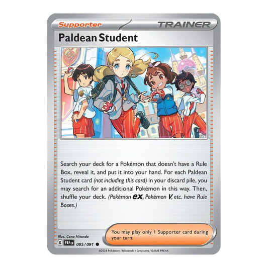 SV: Paldean Fates (PAF) - Paldean Student 085 091 (#085/091) (Near Mint)