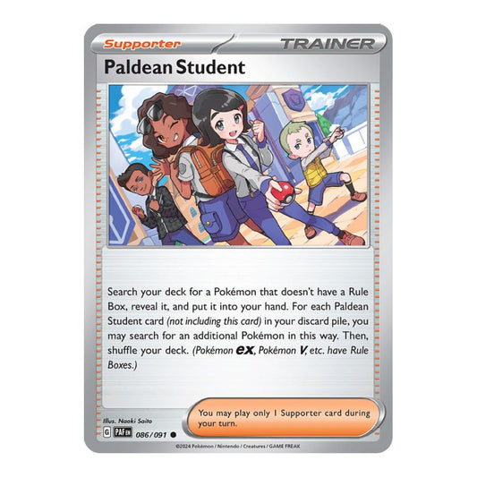 SV: Paldean Fates (PAF) - Paldean Student 086 091 (#086/091) (Near Mint)
